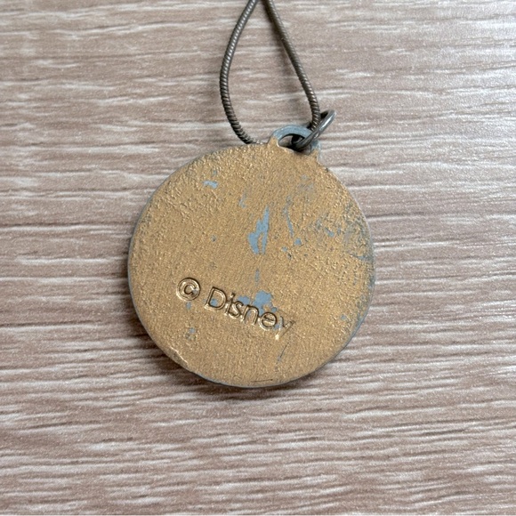 Disney Bronze Mickey Mouse Round Pendant Chain Necklace - Picture 2 of 5